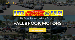 Desktop Screenshot of fallbrookmotors.com