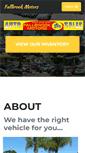 Mobile Screenshot of fallbrookmotors.com